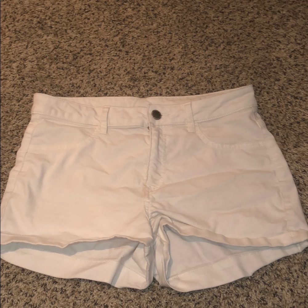 white shorts